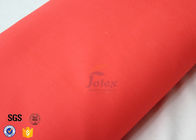 Acrylic Coated Fiberglass Fire Blanket Materials Red 0.45mm Welding Protection