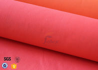 Fiberglass Fire Blanket Cloth With Acrylic Welding Safety Protection Red 550℃