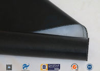 Flexible Black Silicone Coated Fiberglass Fabric For Fire / Welding Blanket