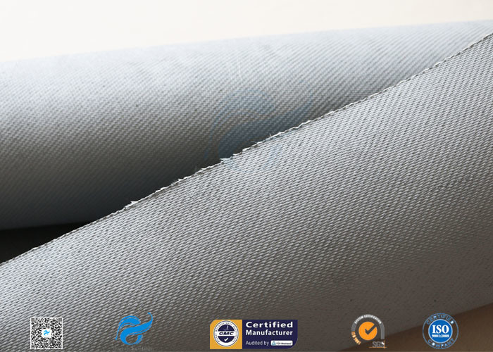 1600GSM 1.2MM Gray Silicone Coated Fiberglass Fabric For Flexible Joints